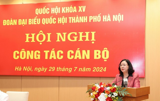 Bà Bùi Thị Minh Hoài làm Trưởng Đoàn đại biểu Quốc hội thành phố Hà Nội- Ảnh 2.