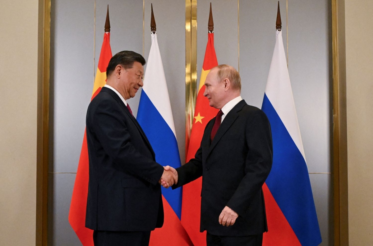 Ông Putin gặp ông Tập Cận Bình khẳng định quan hệ bước vào thời kỳ hoàng kim- Ảnh 1.