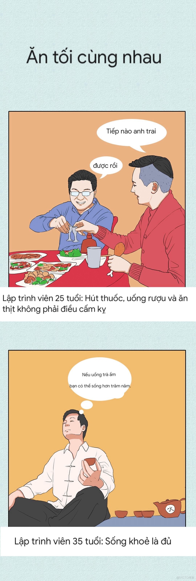 [Hài hước] Khác biệt to lớn giữa lập trình viên 25 tuổi và 35 tuổi- Ảnh 12.