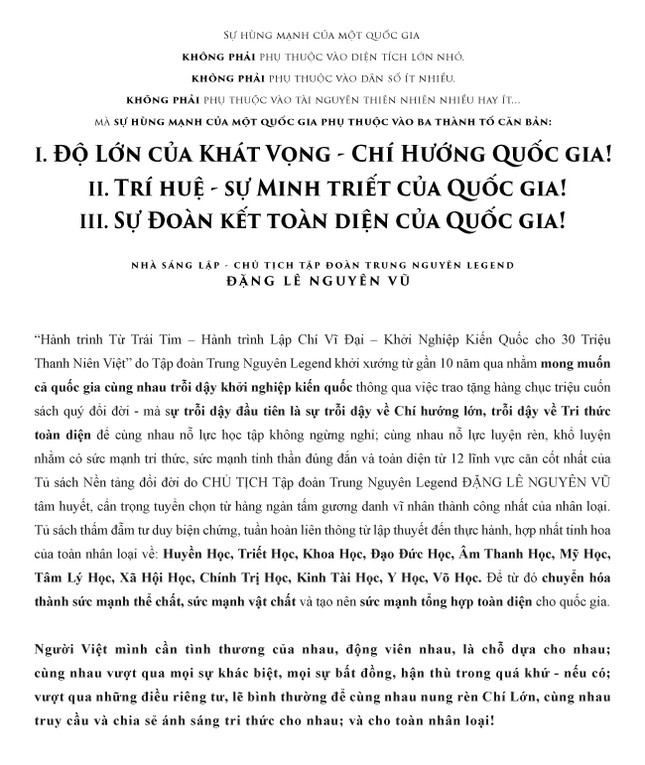 Hành Trình Từ Trái Tim - Hun đúc một thế hệ có Chí cả vĩ đại- Ảnh 2.