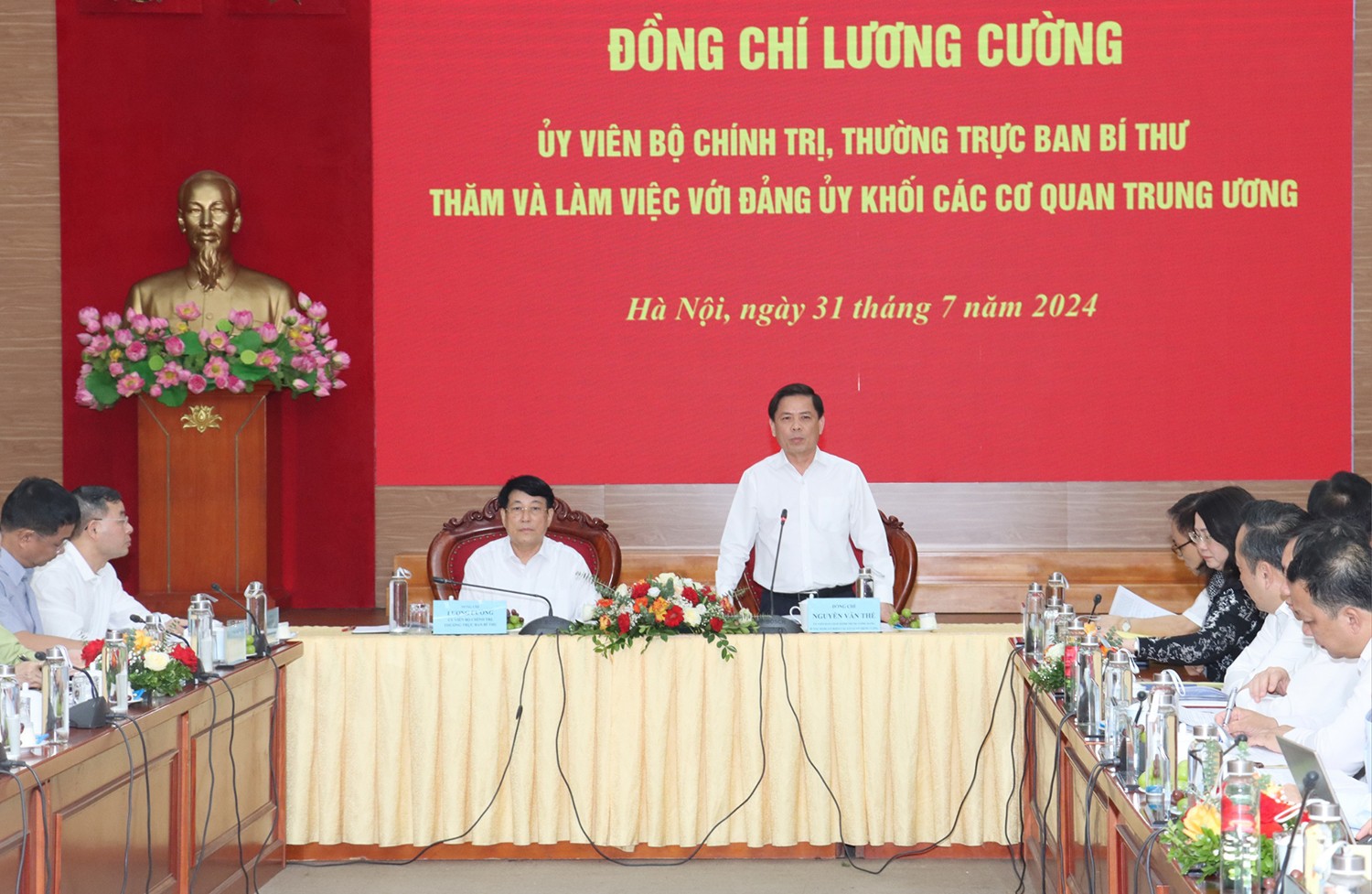 Thường trực Ban Bí thư Lương Cường: 'Phải đánh giá, sắp xếp cán bộ đúng, trúng'- Ảnh 2.