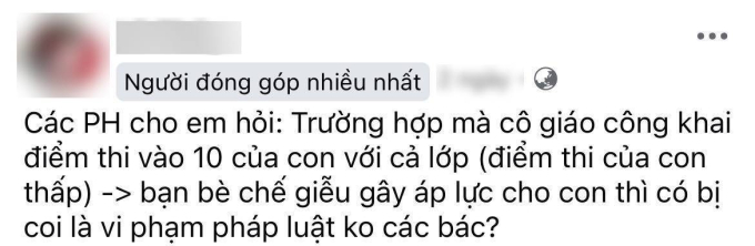 Nhờ cô giáo tra điểm thi lớp 10 giúp, mẹ Hà Nội bức xúc vì cô "thiếu tế nhị" khiến con bị chế giễu: Đọc xong không biết bênh ai- Ảnh 1.