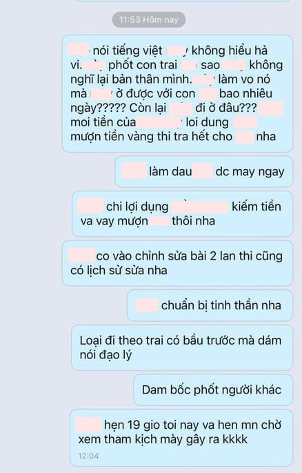 Xôn xao loạt tin nhắn mẹ chồng hăm doạ con dâu vì "phốt" chồng ngoại tình trên mạng: Có bầu trước mà dám nói đạo lý?- Ảnh 3.