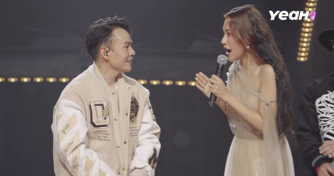 MC Hoàng Oanh bị chê quá ồn ào, khó hiểu nhất là màn ôm lấy ôm để Binz trên sân khấu- Ảnh 4.