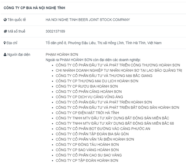 Nổi danh với nhiều dự án khủng tại Hà Tĩnh cùng loạt thương vụ thâu tóm Cao su Sao Vàng, Cảng Phước An.., đại gia Sơn 'xay xát' muốn thành “thế lực” mới trong ngành bia?- Ảnh 5.