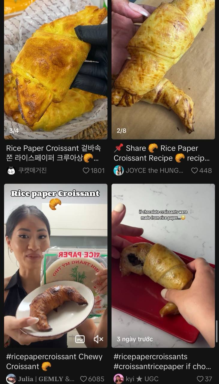 Cả thế giới phát sốt với trào lưu làm bánh Croissant bằng bánh tráng Việt Nam- Ảnh 3.