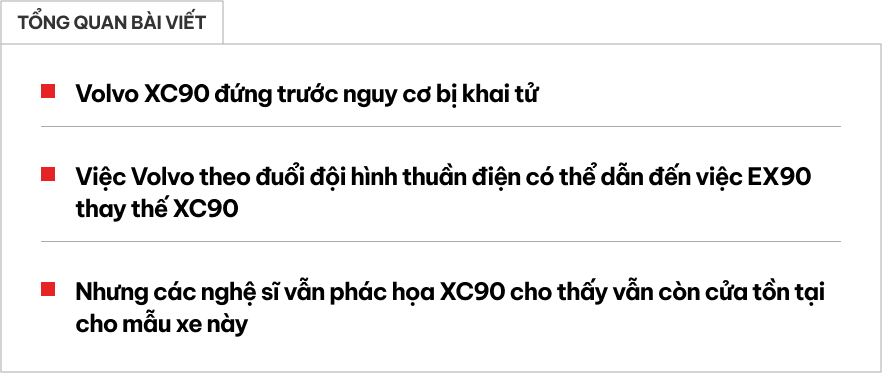 Volvo XC90 đứng trước nguy cơ bị khai tử, nhường chỗ cho EX90 thuần điện, nhưng vẫn còn khe cửa hẹp để thế hệ mới ra đời- Ảnh 1.