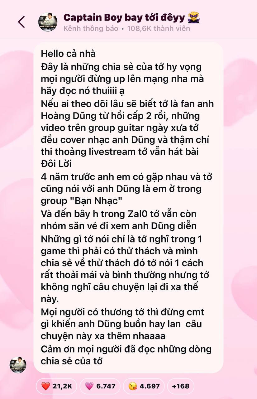 Hoàng Dũng “ở hiền gặp phiền”: Bị tấn công vô cớ vì phát ngôn sai lệch của 1 Anh Trai, bức xúc lên tiếng đính chính- Ảnh 7.