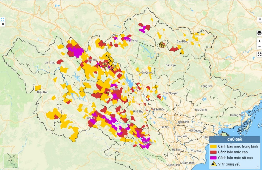 Cảnh báo 12 tỉnh Bắc Bộ có nguy cơ sạt lở, lũ quét- Ảnh 1.