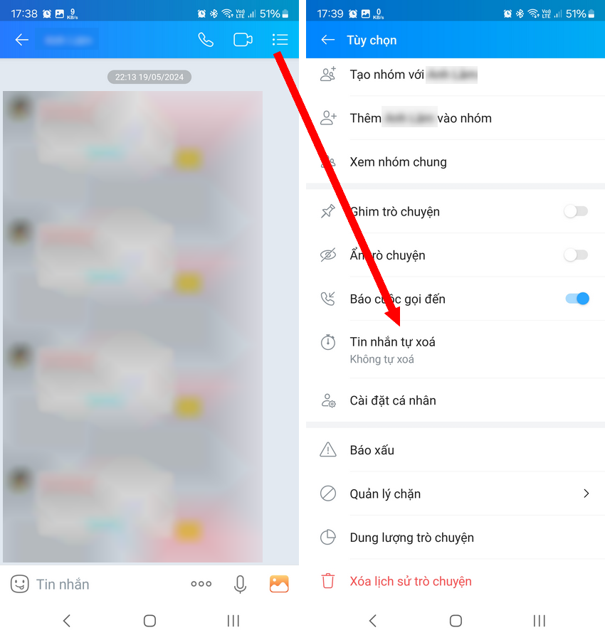 Cách bật tính năng "siêu bảo mật"  trên Messenger và Zalo: Gửi tin nhắn tự động xoá, gửi thông báo khi người nhận chụp màn hình tin nhắn - Ảnh 5.