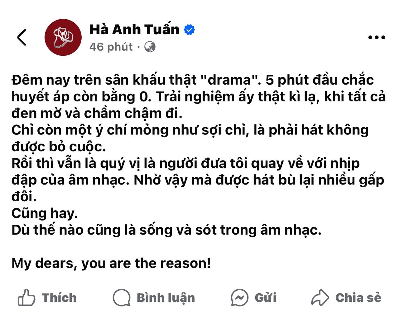 Clip: Hà Anh Tuấn bị tụt huyết áp, choáng váng ngồi bần thần ngay trên sân khấu- Ảnh 6.