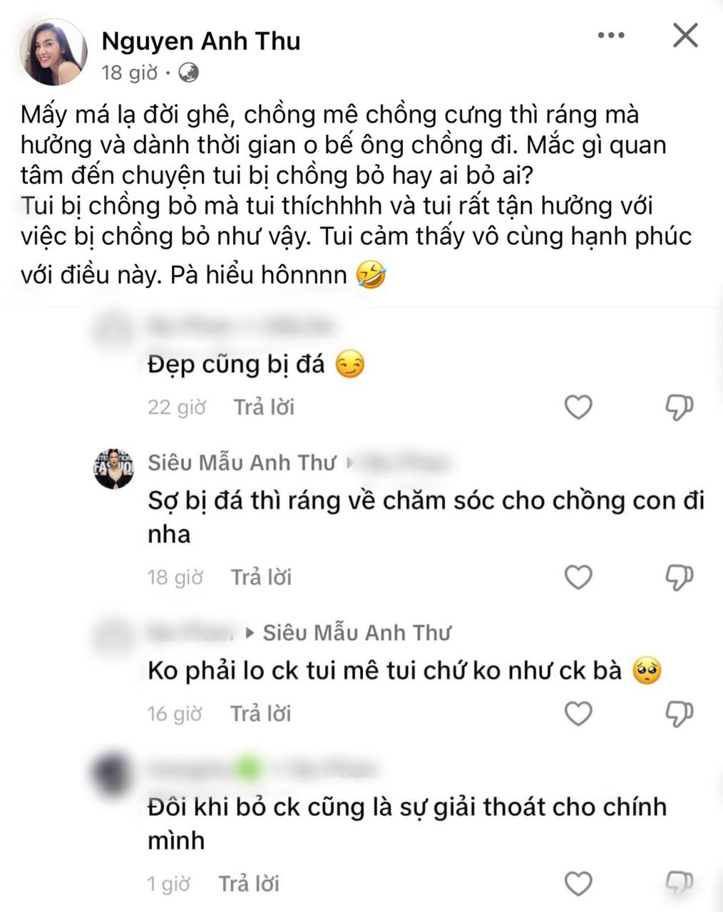 Bị mỉa mai việc chồng bỏ rơi, sao nữ Vbiz: "Tôi thấy vô cùng hạnh phúc!"- Ảnh 1.