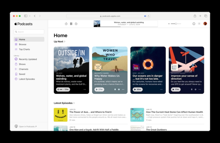 Apple Podcasts chính thức ra mắt phiên bản web toàn cầu - Ảnh 1.