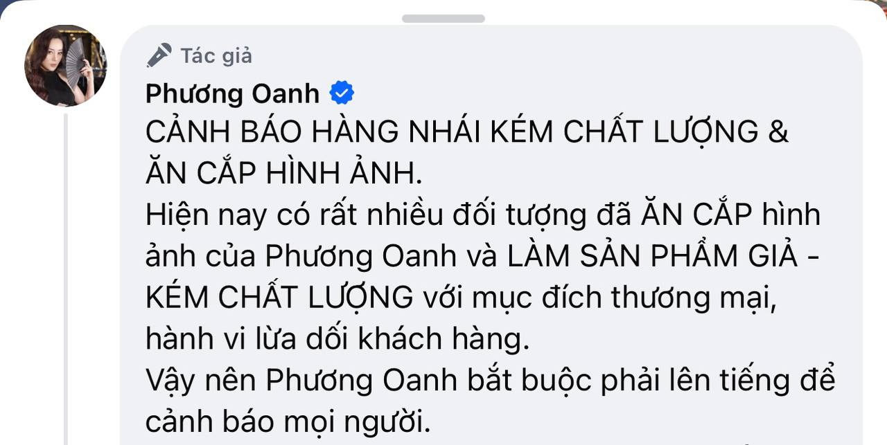 Diễn viên Phương Oanh cảnh báo cư dân mạng- Ảnh 1.