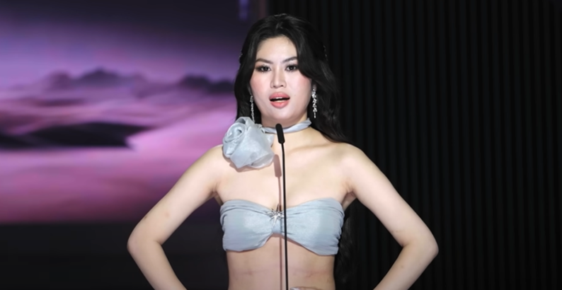 Kỳ Duyên “hiện nguyên hình” trong phần thi ứng xử Miss Universe Vietnam- Ảnh 5.