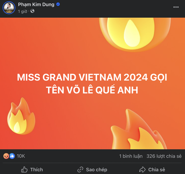 Lùm xùm đăng quang của Hoa hậu Võ Lê Quế Anh: Nhận bão phẫn nộ, trưởng BTC khóa bình luận!- Ảnh 6.