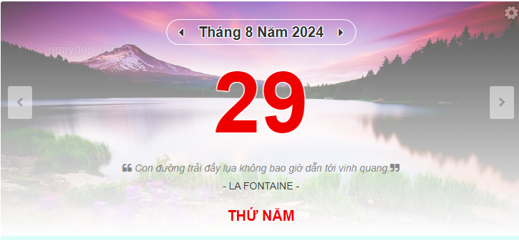 Lịch âm hôm nay bao nhiêu? Xem ngày tốt xấu và giờ đẹp xuất hành ngày 1/9/2024 - Ảnh 1.