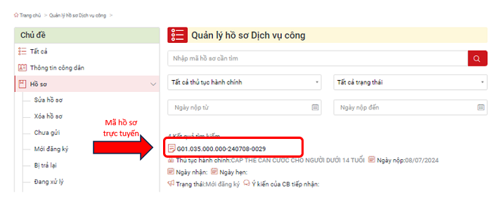 Hướng dẫn nộp hồ sơ trực tuyến đề nghị cấp thẻ Căn cước cho trẻ dưới 6 tuổi- Ảnh 13.