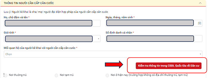 Hướng dẫn nộp hồ sơ trực tuyến đề nghị cấp thẻ Căn cước cho trẻ dưới 6 tuổi- Ảnh 9.