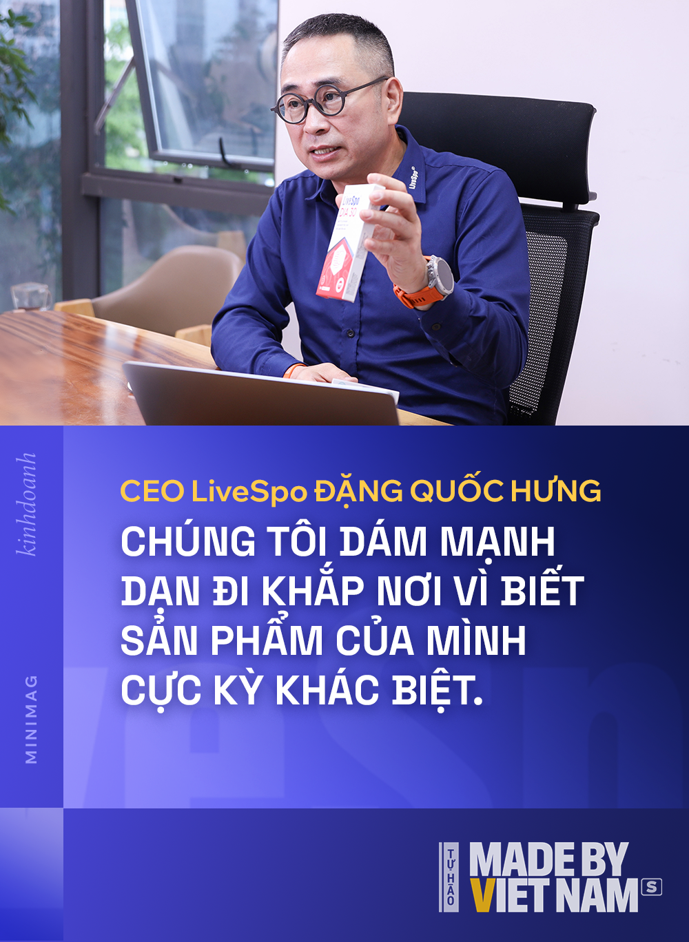 CEO LiveSpo: Tự hào vì sản phẩm công nghệ sinh học đột phá "Made by Vietnam" có thể hiên ngang ra thế giới- Ảnh 3.