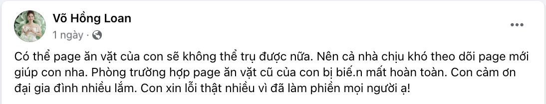 Hồng Loan thông báo một điều, lo lắng đến mức "muốn đổ bệnh" - Ảnh 2.