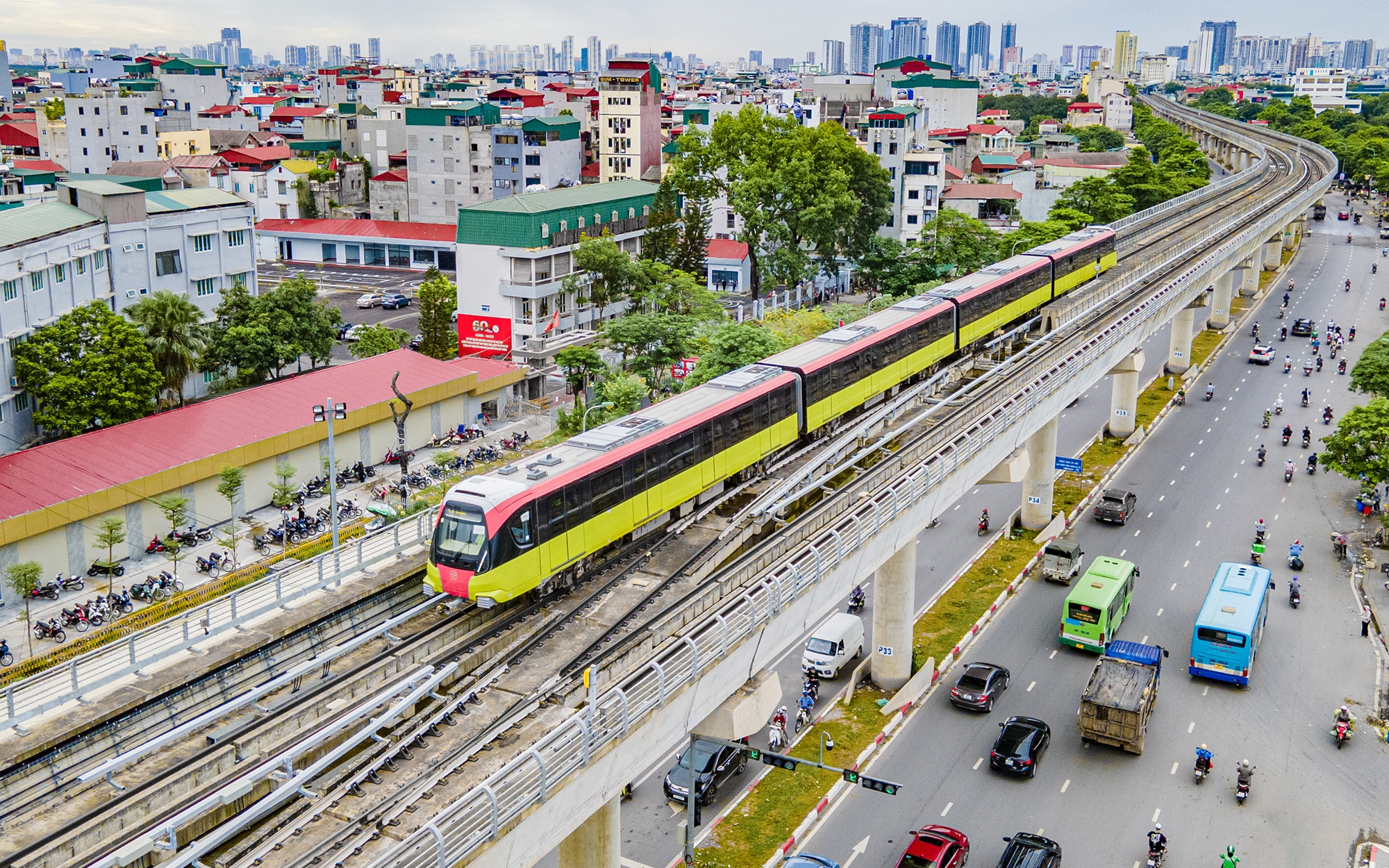 Cổ thụ bật gốc đổ ngang đường, người đi xe máy thoát nạn trong tích tắc - Ảnh 2.