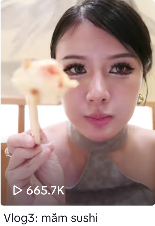 Hot girl hơn 2,6 triệu follow bất ngờ chuyển sang làm mukbang, dân mạng phản ứng: "Định tẩy trắng hả?"- Ảnh 3.