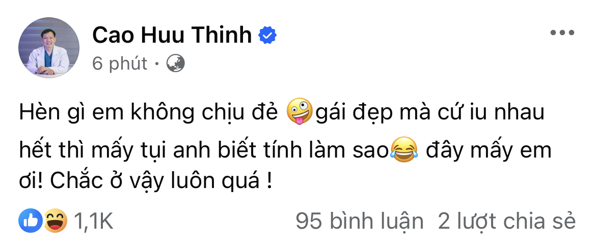 Nghi vấn b&aacute;c sĩ Thịnh c&agrave; khịa Xo&agrave;i Non: &ldquo;H&egrave;n g&igrave; em kh&ocirc;ng chịu đẻ&rdquo;- Ảnh 1.
