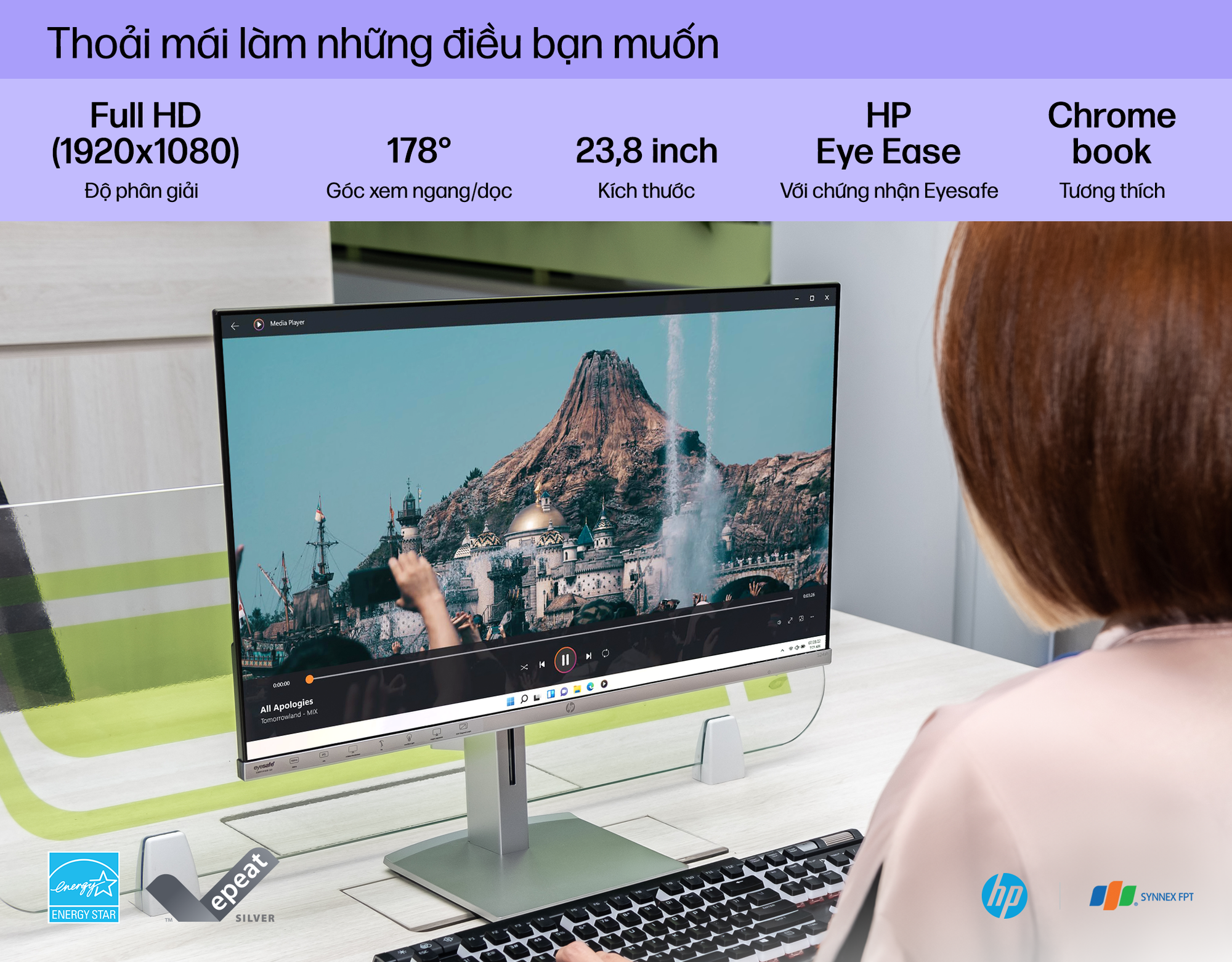 Vì sao Màn hình vi tính HP Series 5 FHD 23,8 inch là sự lựa chọn thông minh cho công việc văn phòng? - Ảnh 2.