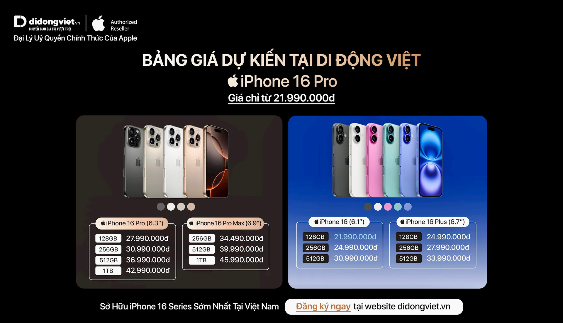 Giá bán iPhone 16 chính hãng tại Việt Nam, cao nhất gần 50 triệu, mua Apple Store hay đại lý nào rẻ hơn?- Ảnh 4.