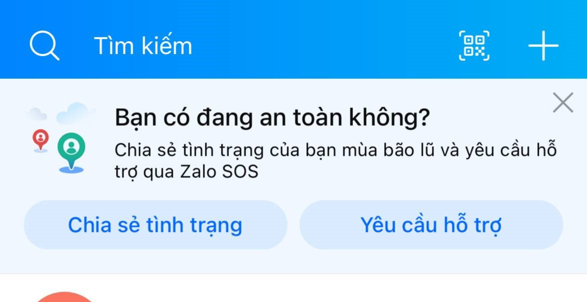 1 phút thực hiện 'siêu tính năng' giúp kết nối cứu trợ, liên hệ khẩn cấp, phản ánh thiên tai trên Zalo- Ảnh 2.