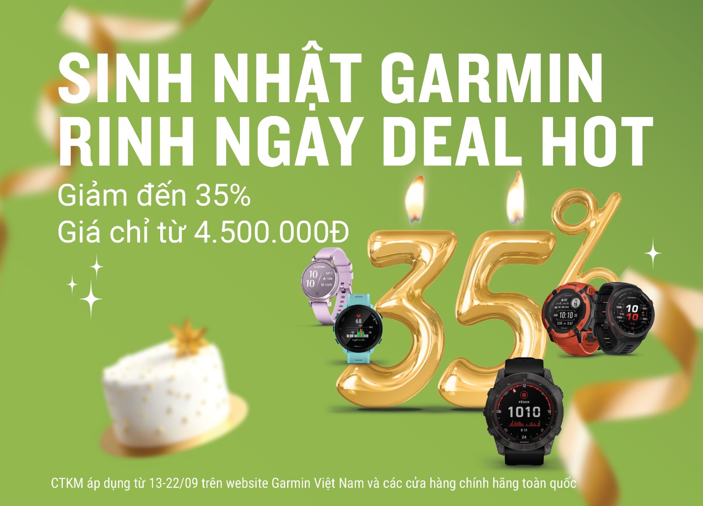 Đón tuổi mới cùng Garmin, tận hưởng ưu đãi linh đình lên đến 35% khi mua đồng hồ thông minh - Ảnh 1.