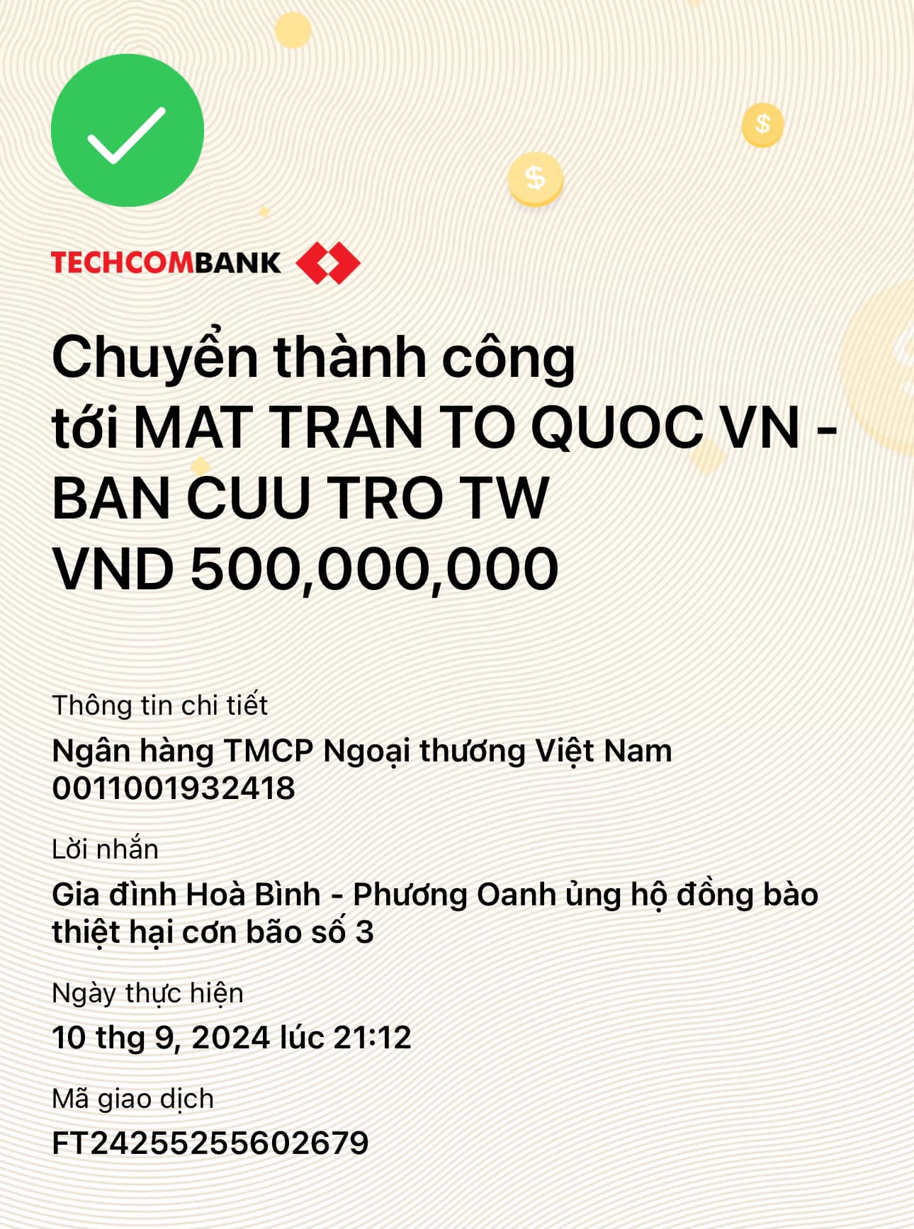 Phương Oanh tung bằng chứng, đối chất vụ Shark Bình bị truy tìm sao kê 500 triệu từ thiện- Ảnh 1.