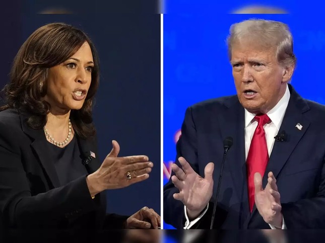 Ông Trump từ chối tái đấu với bà Harris - Ảnh 2.