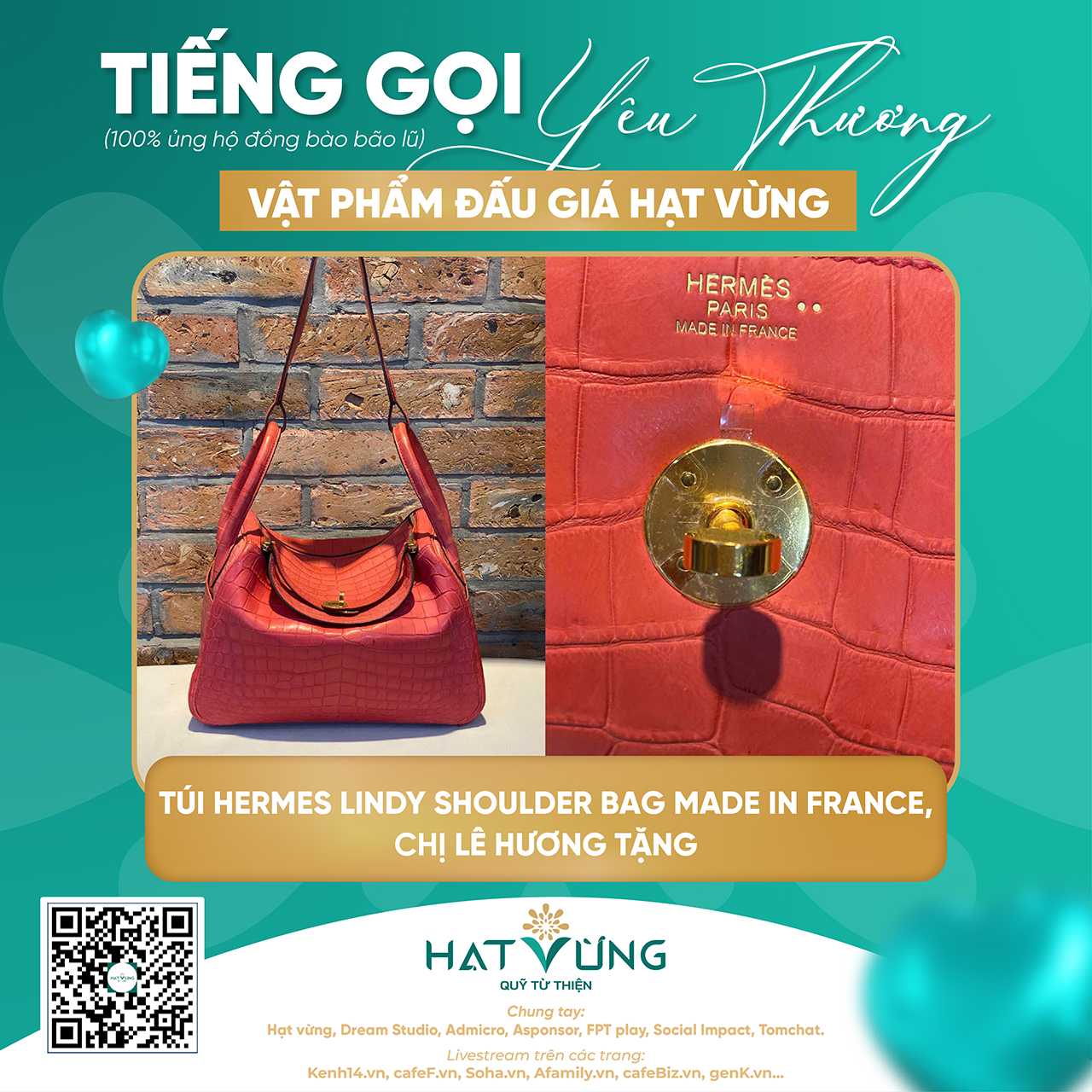 Vật phẩm đấu giá TIẾNG GỌI YÊU THƯƠNG ủng hộ đồng bào sau bão Yagi - Ảnh 1.