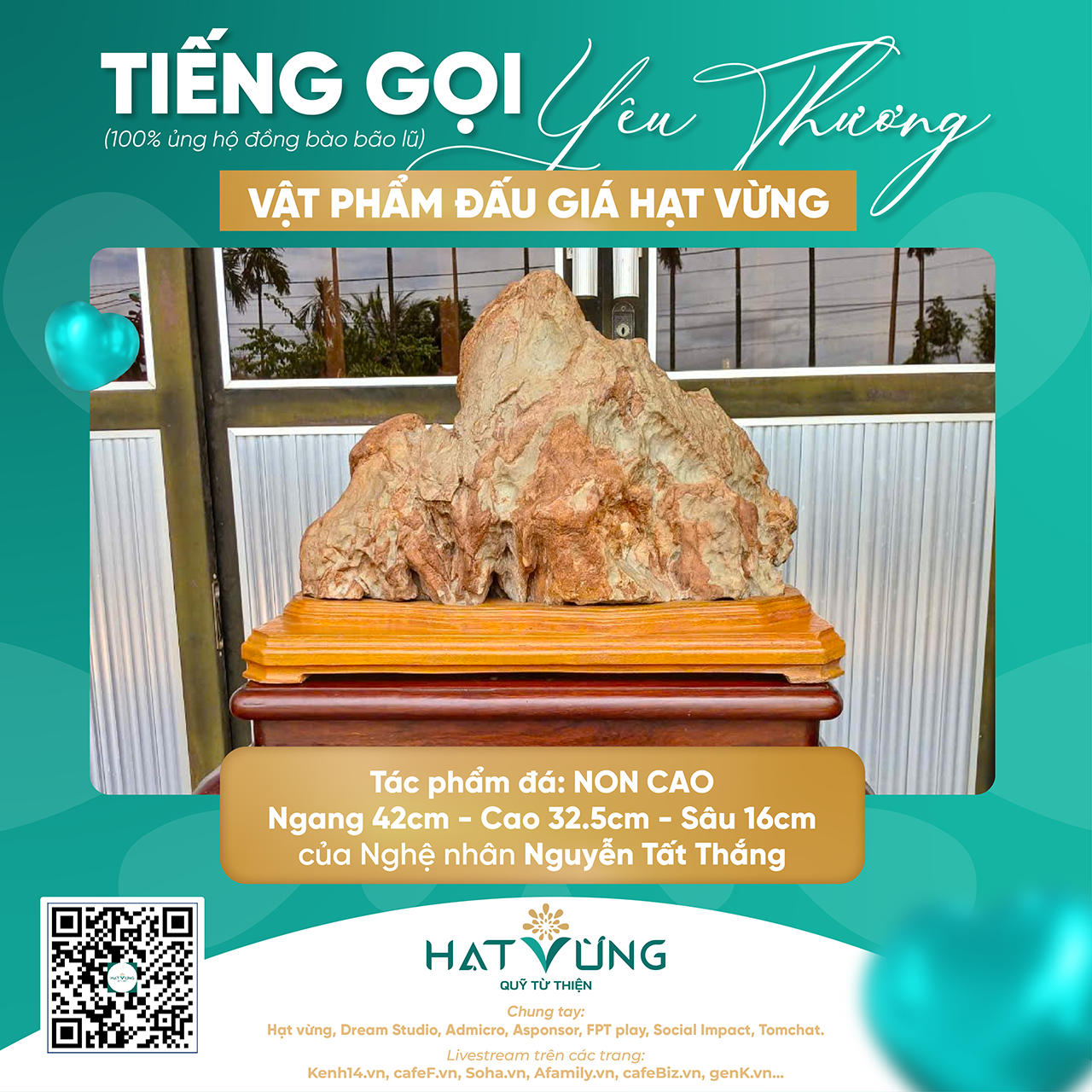 Vật phẩm đấu giá TIẾNG GỌI YÊU THƯƠNG ủng hộ đồng bào sau bão Yagi - Ảnh 4.