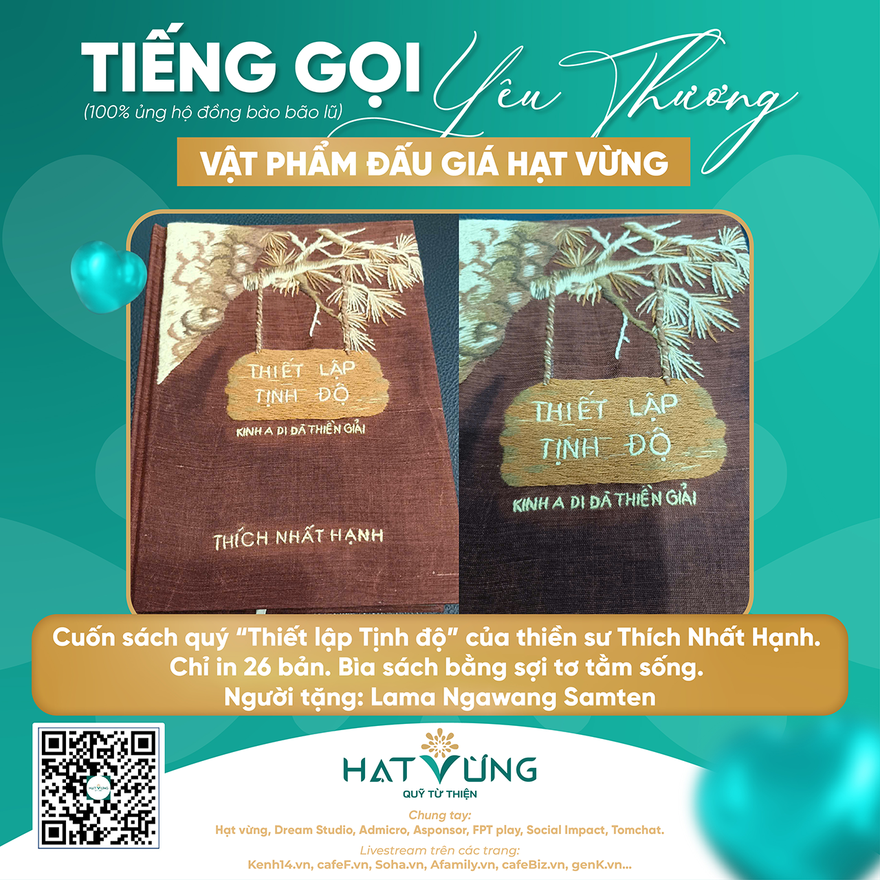 Vật phẩm đấu giá TIẾNG GỌI YÊU THƯƠNG ủng hộ đồng bào sau bão Yagi - Ảnh 11.