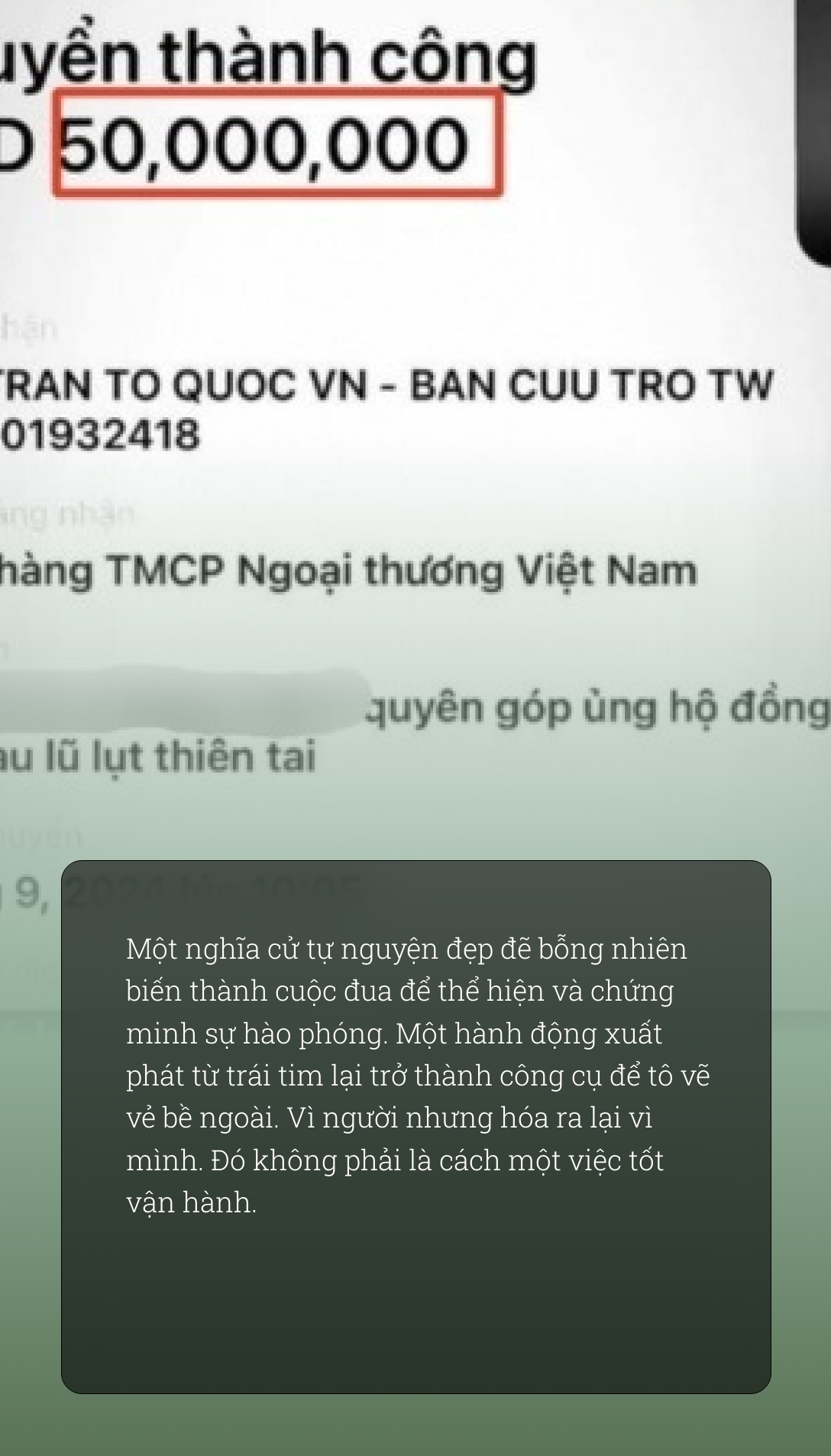 12 nghìn trang sao kê: "Phông bạt” bị phơi bày, nhưng sự tử tế và thành thật cũng được minh chứng- Ảnh 3.