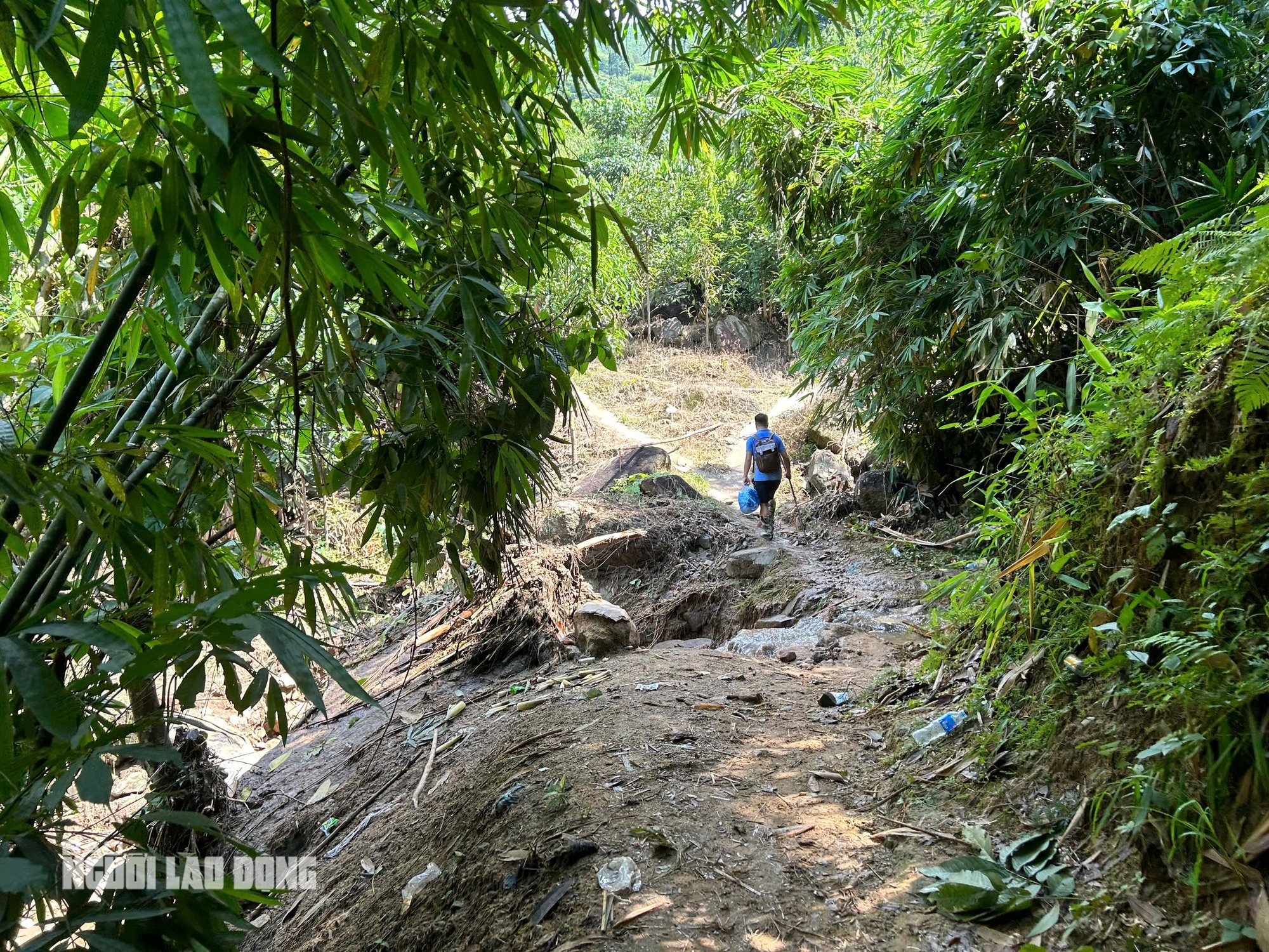 Tường trình tại hiện trường vụ sạt lở "xoá sổ" 8 căn nhà, 18 người chết và mất tích- Ảnh 1.