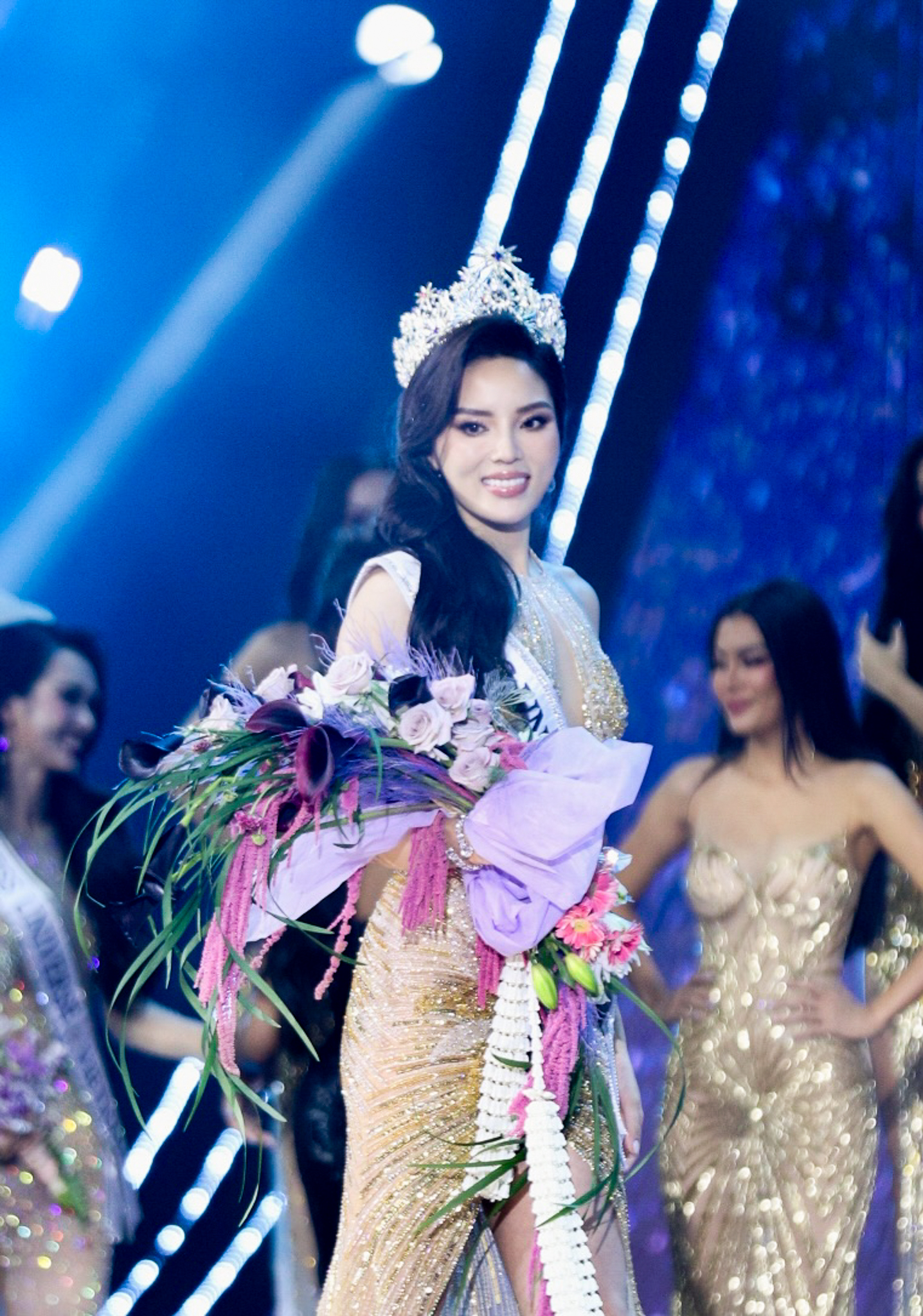 2 màn ứng xử "cực căng" giúp Kỳ Duyên đăng quang Miss Universe Vietnam 2024- Ảnh 3.