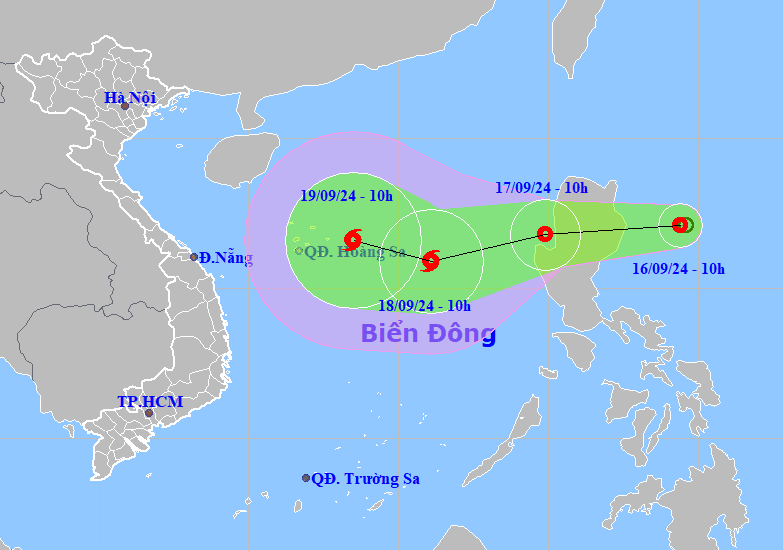 Biển Đông có thể đón bão số 4 với diễn biến phức tạp - Ảnh 1.