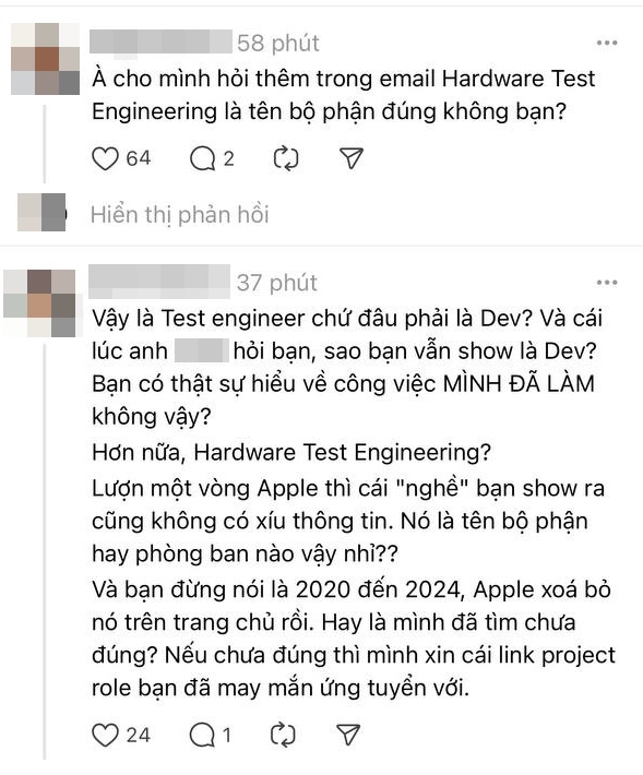 Vụ cô gái Việt khoe làm cho Apple, thu nhập 500 triệu bị "check VAR" liên tục: Chính chủ phản dame nhưng vẫn lộ loạt chi tiết mâu thuẫn?- Ảnh 5.