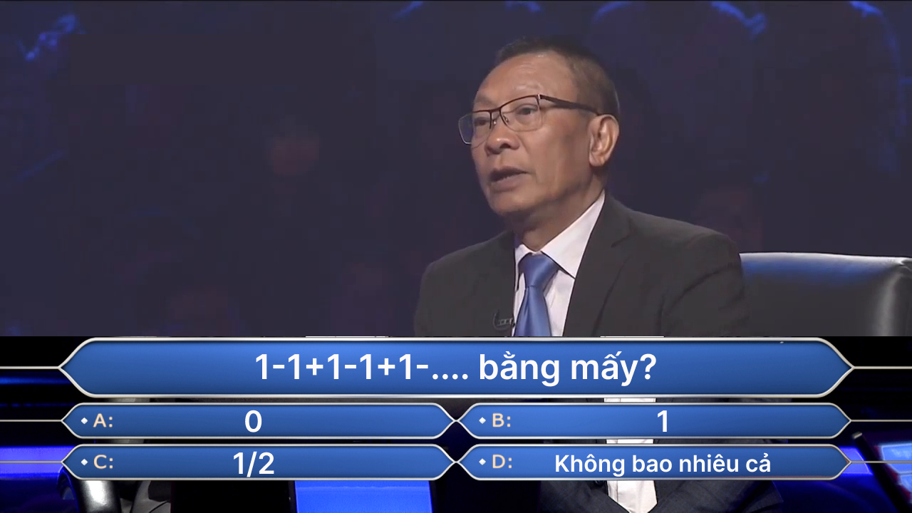 1 – 1 + 1 – 1 + 1 – 1 + … bằng mấy? Các nhà toán học đã cãi nhau hơn 300 năm về kết quả của phép tính này- Ảnh 1.