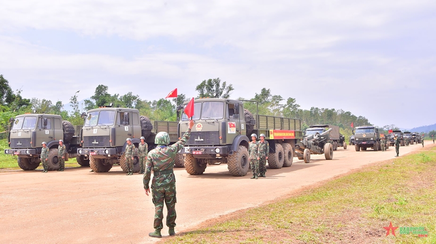 Binh chủng Pháo binh luyện tập diễu binh, diễu hành- Ảnh 3.