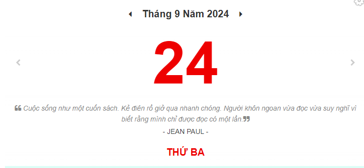 Lịch âm 24/9 - Xem lịch âm ngày 24/9- Ảnh 1.