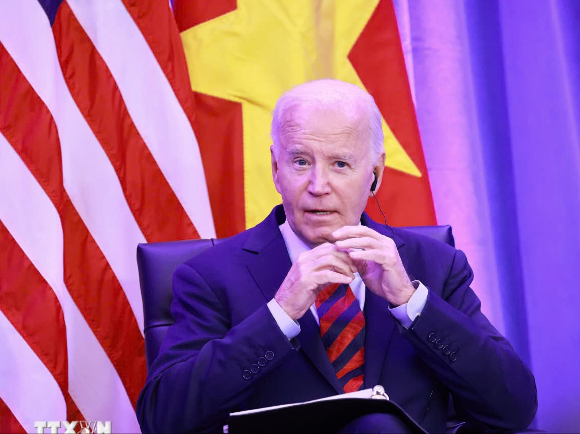 Tổng Bí thư Tô Lâm gặp Tổng thống Joe Biden: Khẳng định quan hệ chiến lược toàn diện - Ảnh 3.