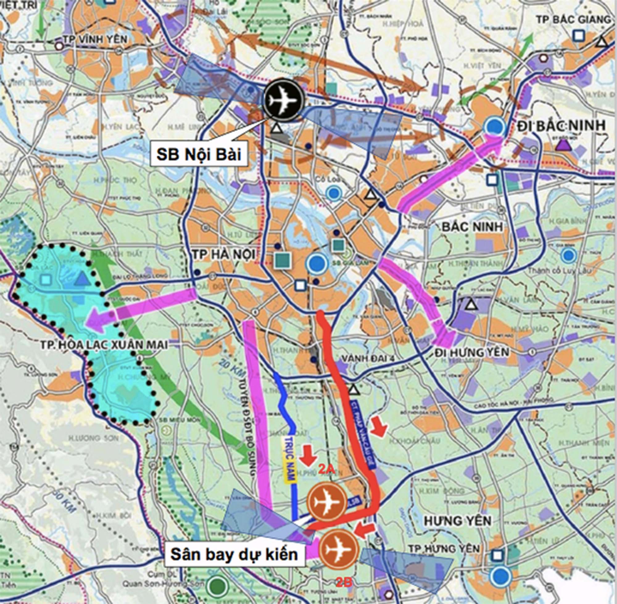 Toàn cảnh 4 khu vực được đề xuất xây dựng sân bay thứ 2 Hà Nội - Ảnh 12.