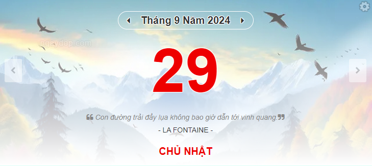 Lịch âm ngày 29/9 và ý nghĩa phong thủy trong đời sống - Ảnh 1.