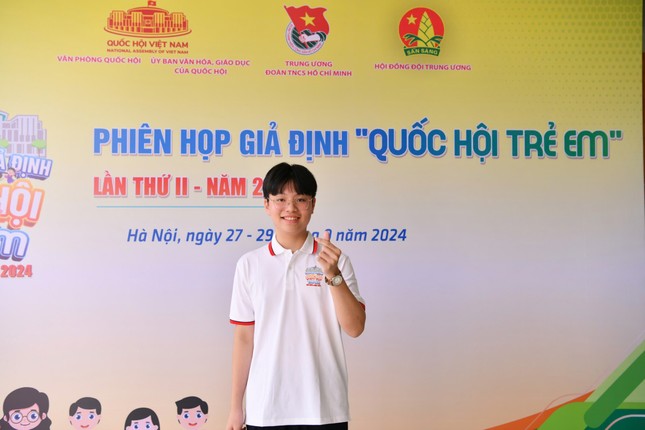 Nam sinh 14 tuổi điều hành ' Quốc hội trẻ em ' - Ảnh 3.