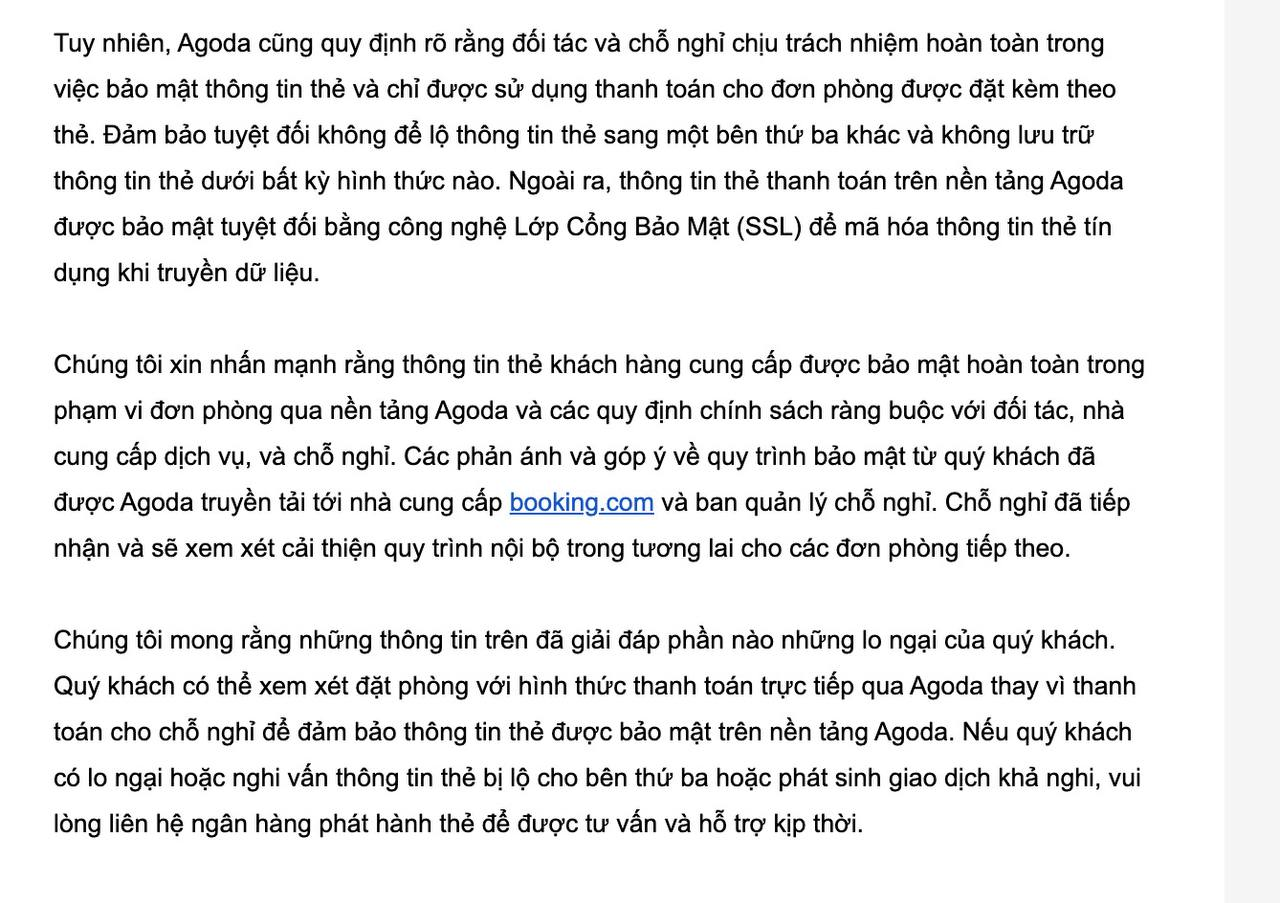 Nhìn lại cách Agoda "chia sẻ" thông tin thẻ tín dụng của người dùng, chuyên gia đánh giá: Lộ thông tin thẻ là điều đương nhiên thôi- Ảnh 2.